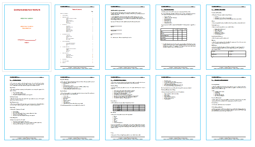 Business Plan dokument